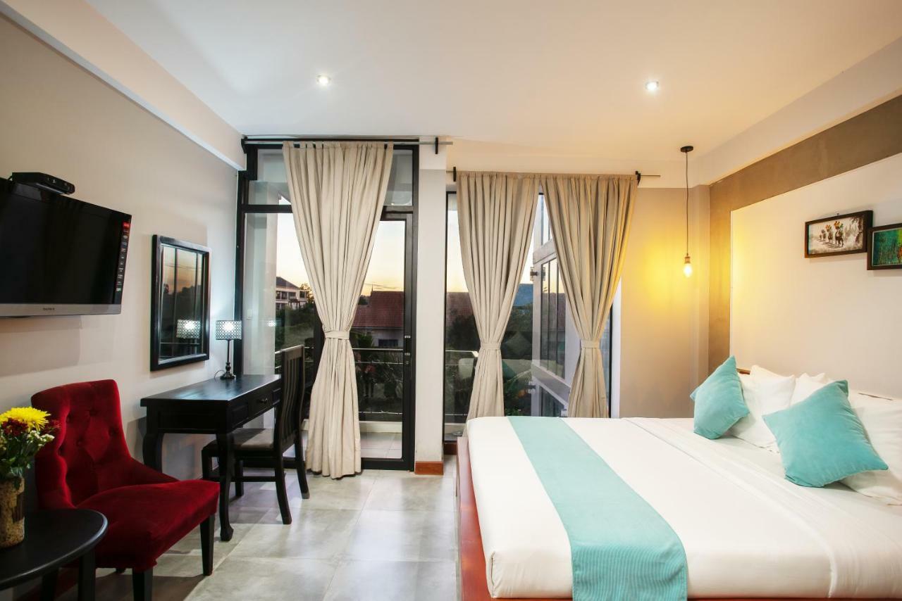 Central Blanche Residence Siem Reap Bagian luar foto