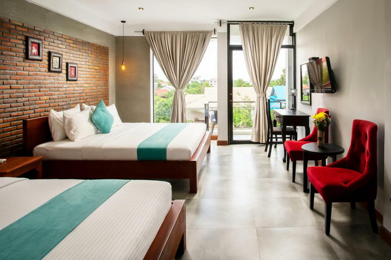 Central Blanche Residence Siem Reap Bagian luar foto