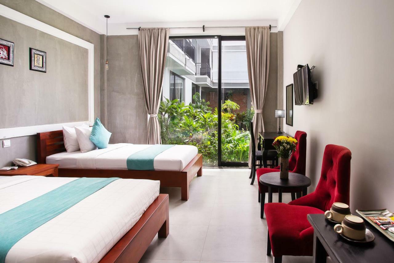 Central Blanche Residence Siem Reap Bagian luar foto