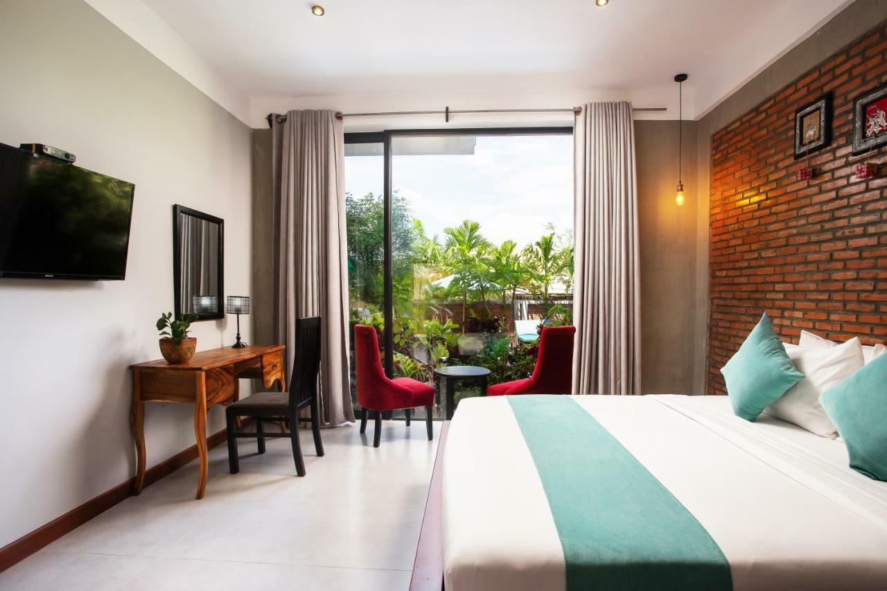 Central Blanche Residence Siem Reap Bagian luar foto